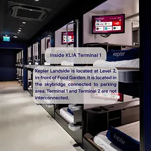 Kepler Club Kuala Lumpur Airport - Klia T1 Landside, Public Area Hotel cápsula