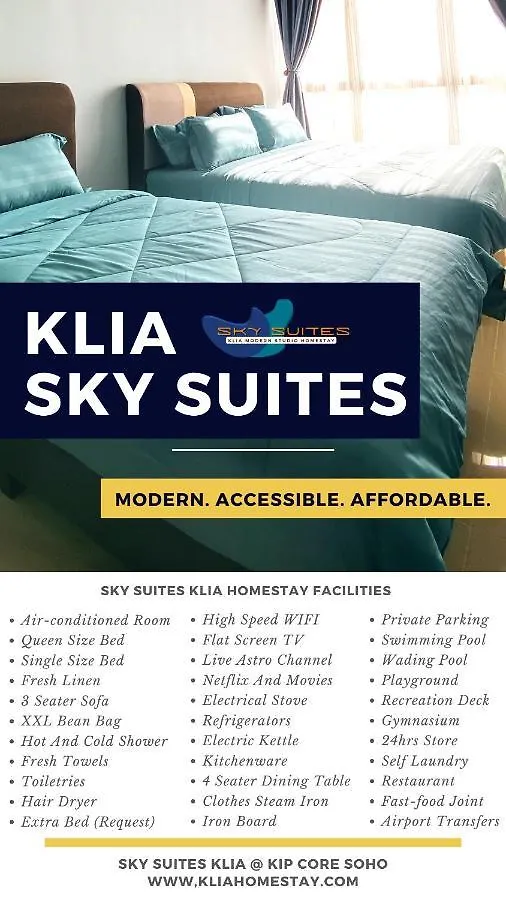 Apartment Sky Suites @ Klia Kota Warisan Sepang